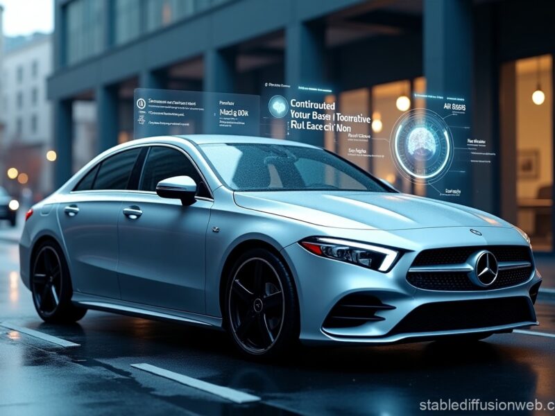 Mercedes-Benz CLA showcasing Google Cloud's next-gen Automotive AI Assistant features