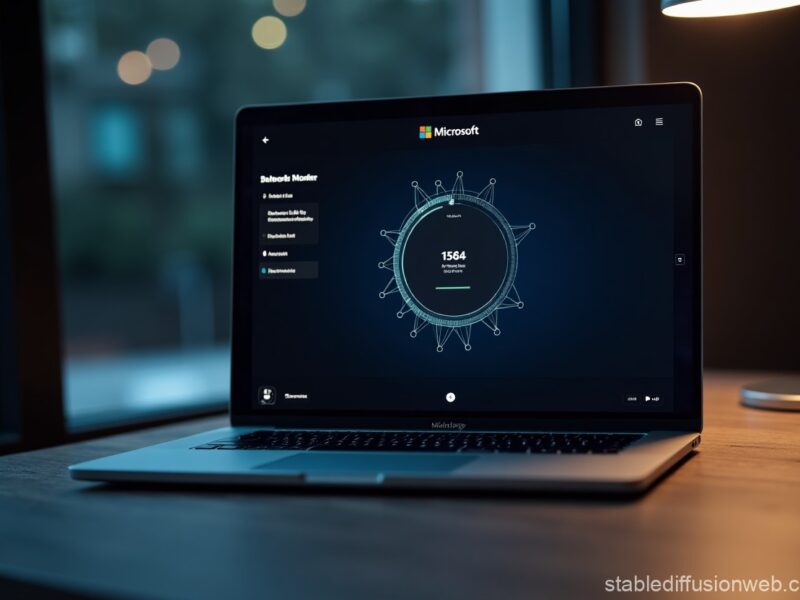 Microsoft Copilot app interface on a MacBook screen