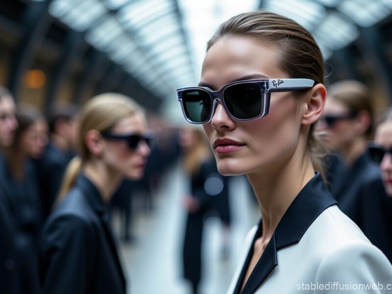 Ray-Ban Meta x Coperni Limited Edition smart glasses revealed at Paris Fashion Week