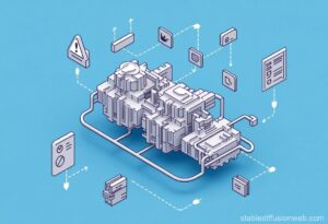 AI-designed part with highlighted challenges in production and validation